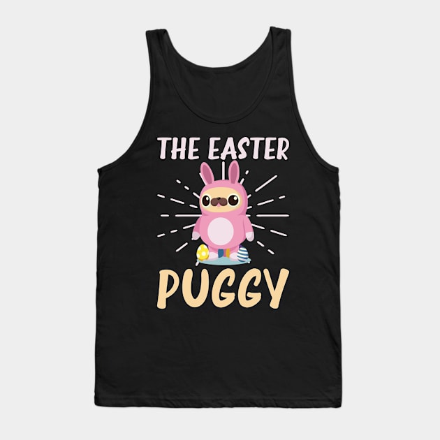 Easter Egg Shirt | The Easter Puggy Tank Top by Gawkclothing